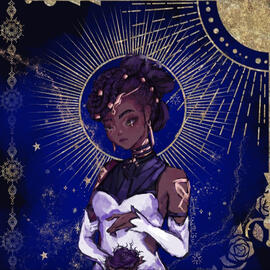 half body, lightly rendered background